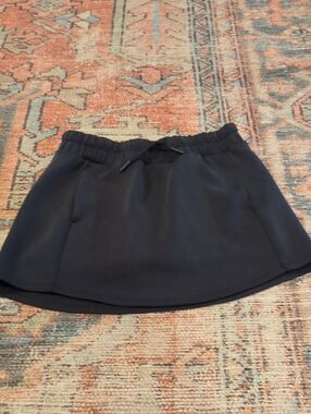 all in motion Black Drawstring Skort